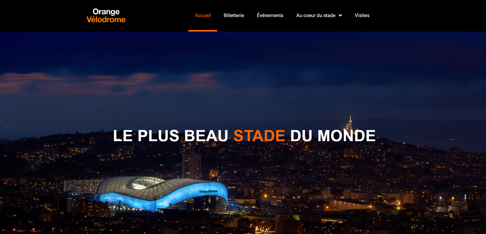 site du stade orange velodrome