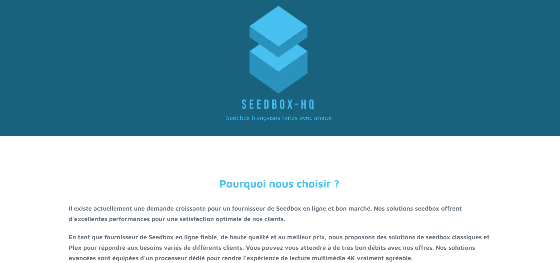 site de seedbox-hq